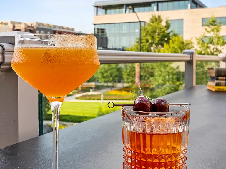 Whether it's morning coffee or cocktails at sunset, our patio is a space to connect, unwind, and take it all in.