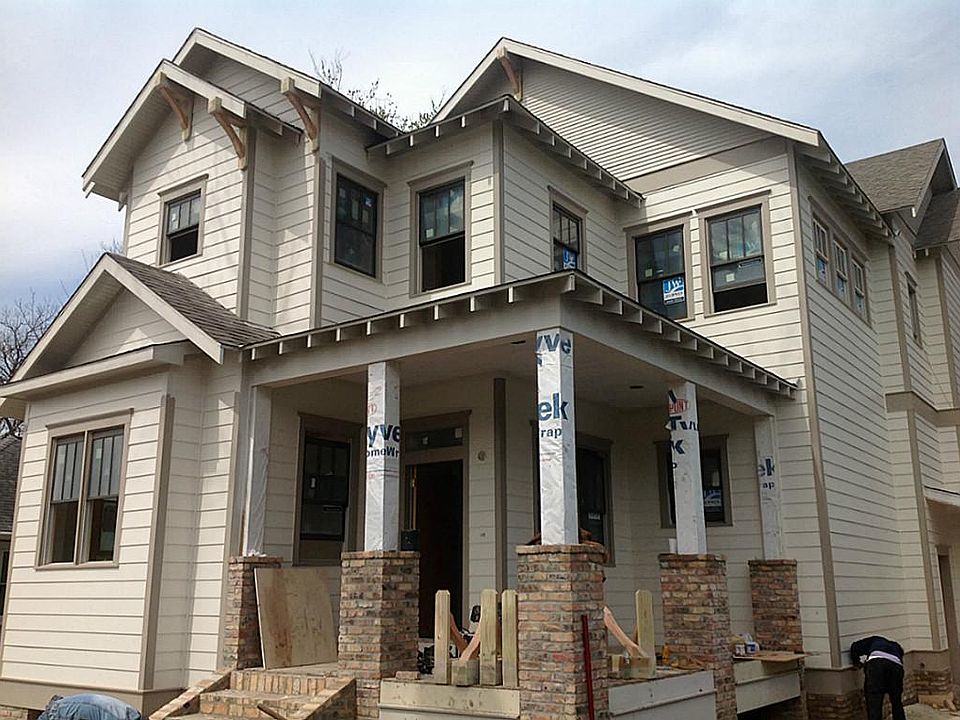 Heights Craftsman Showplace. 4 or 5 bedrooms with one bedroom down. 
Quality & Craftsmanship are apparent in every detail.