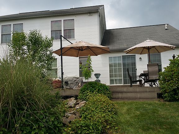 Rear yard facing house