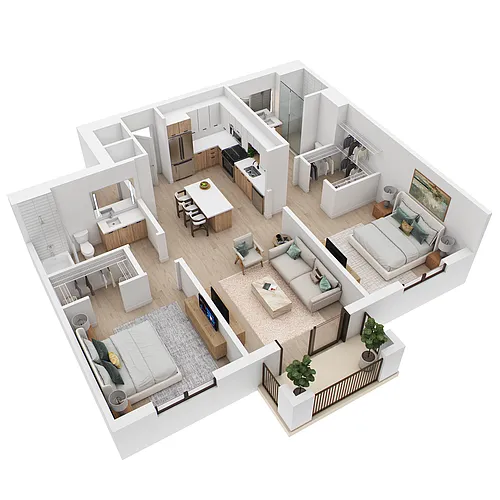 Floor plan B1