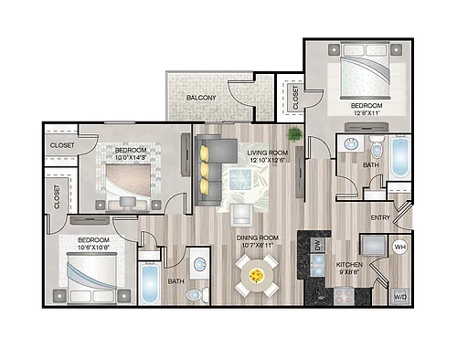Floor plan 3-2