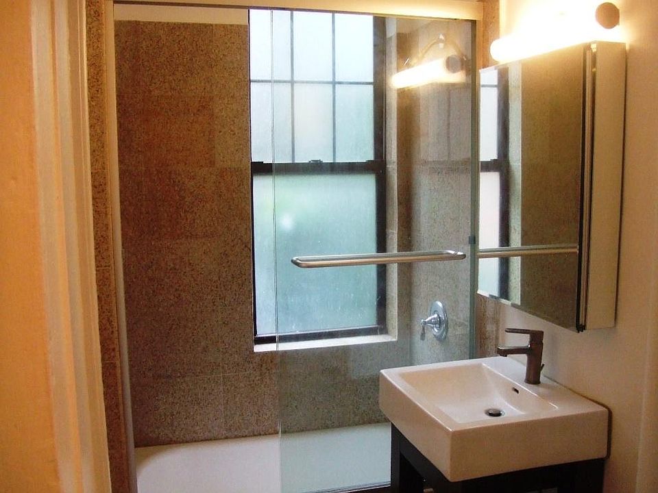 Windowed Marble Bathroom