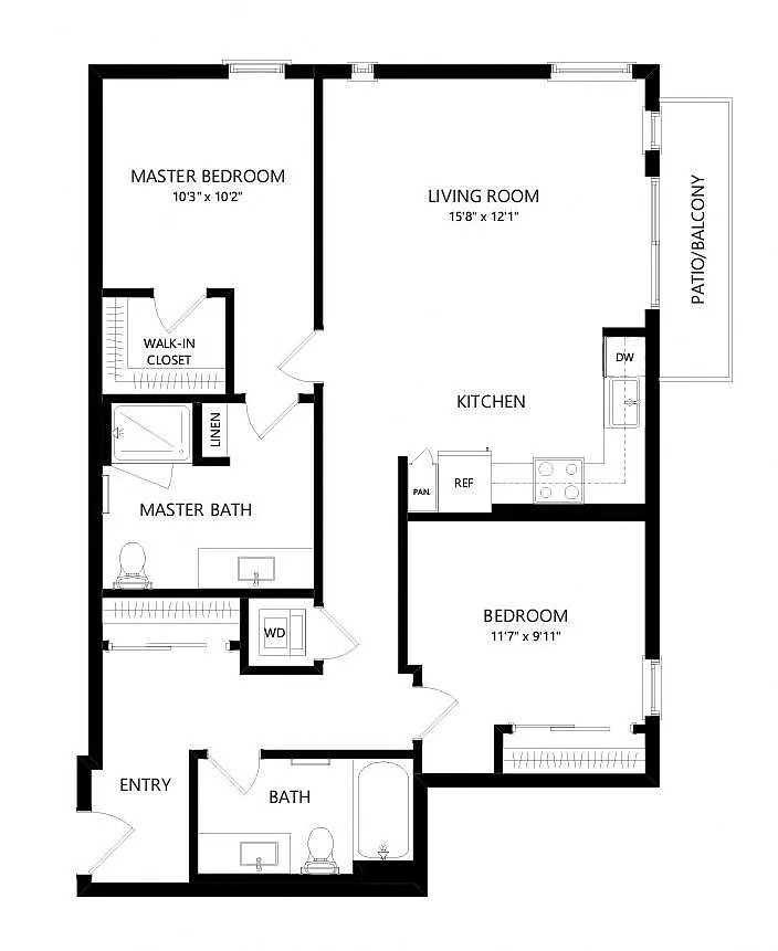 Floor plan B3