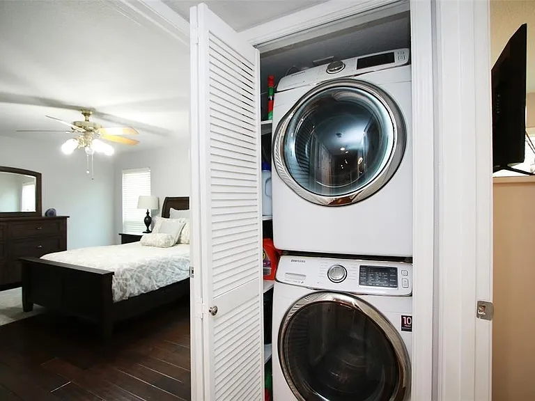 Washer and dryer included
