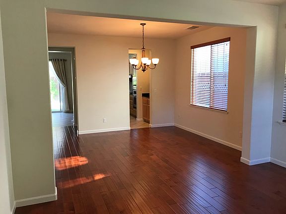 Living room and dining area