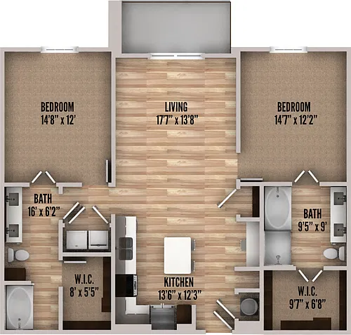 Floor plan B12