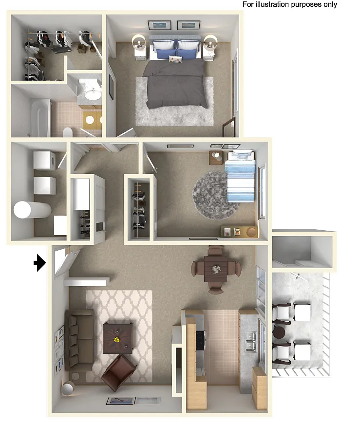 Floor plan 2X1 SM