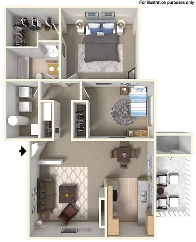 Floor plan 2X1 SM
