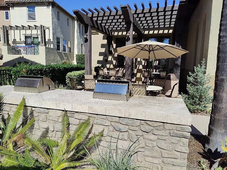 Community BBQ by the Pool