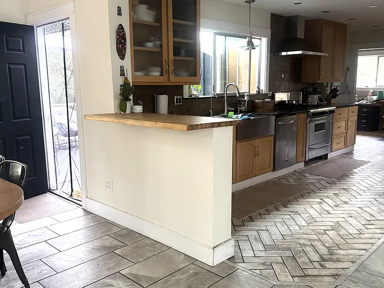 Dining and Kitchen area