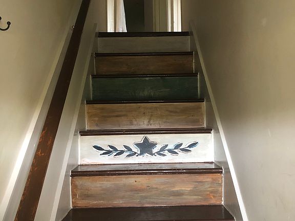 Stairs to second floor.