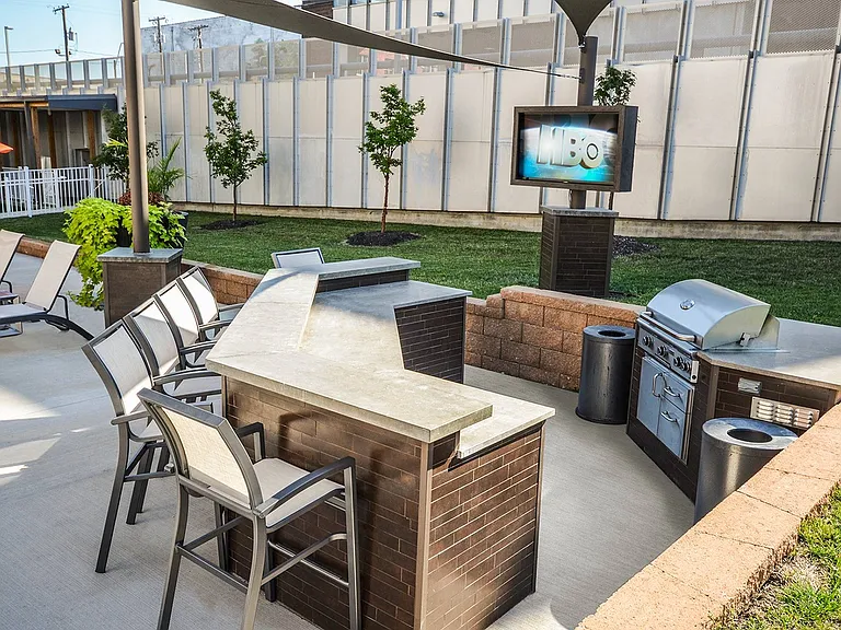 Poolside BBQ Pavilion