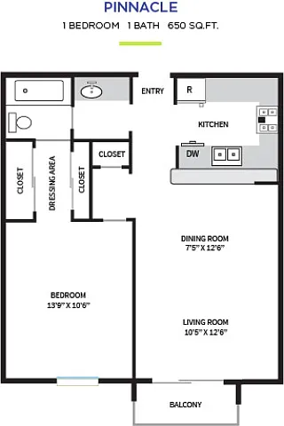 Floor plan Pinnacle