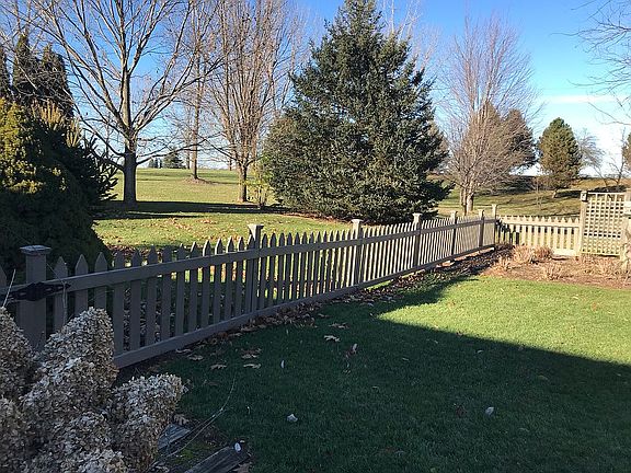 Backyard, cedar fence!