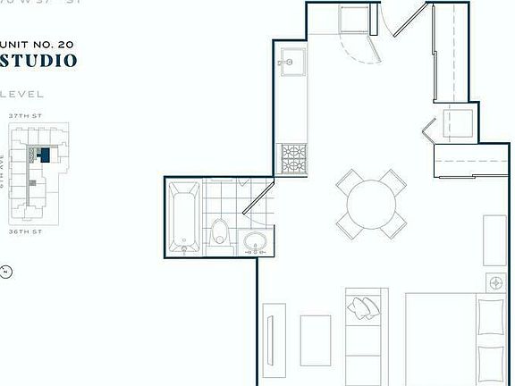 2nd image of 70 W 37th St #1520