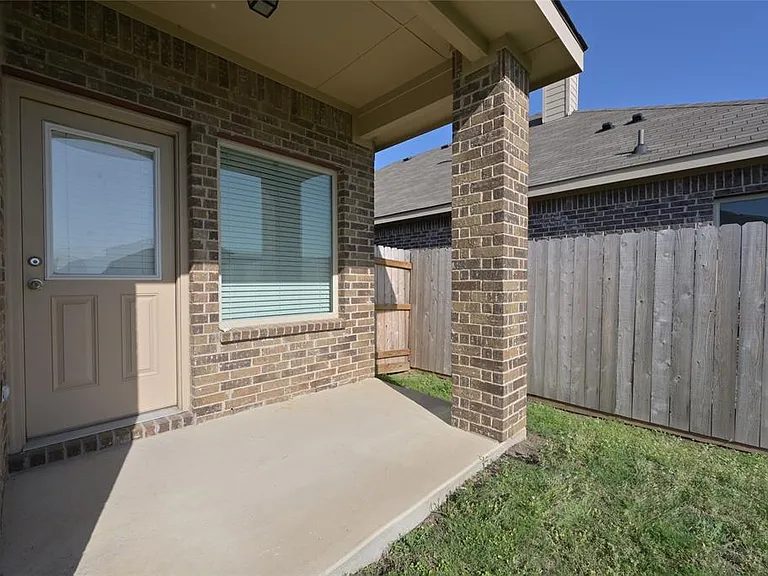 Covered back Patio