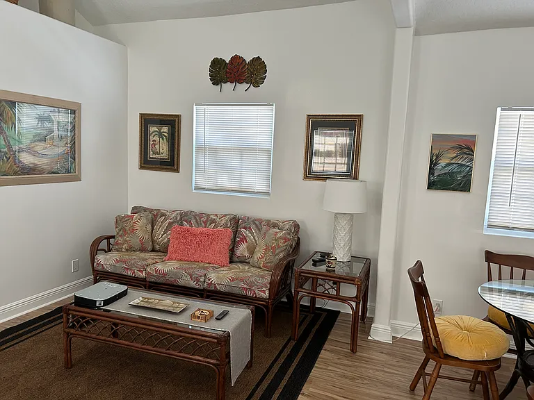 Living room sofa /dining area