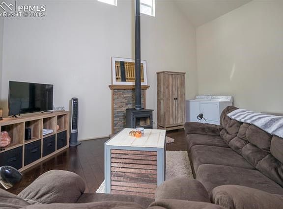 Lovely hand-scraped, engineered wood floor throughout the main level is easy to care for.