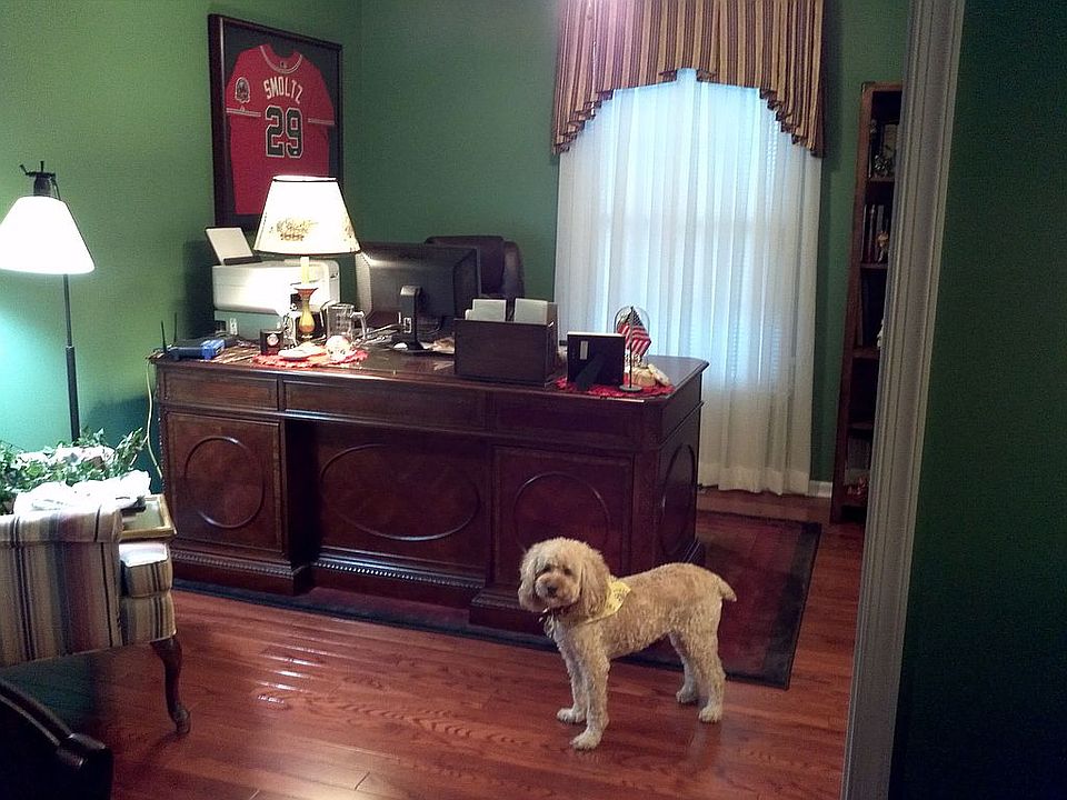 Office from dining room