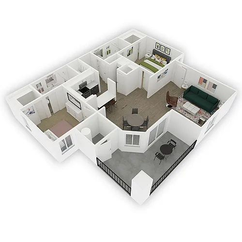 Floor plan Montebello