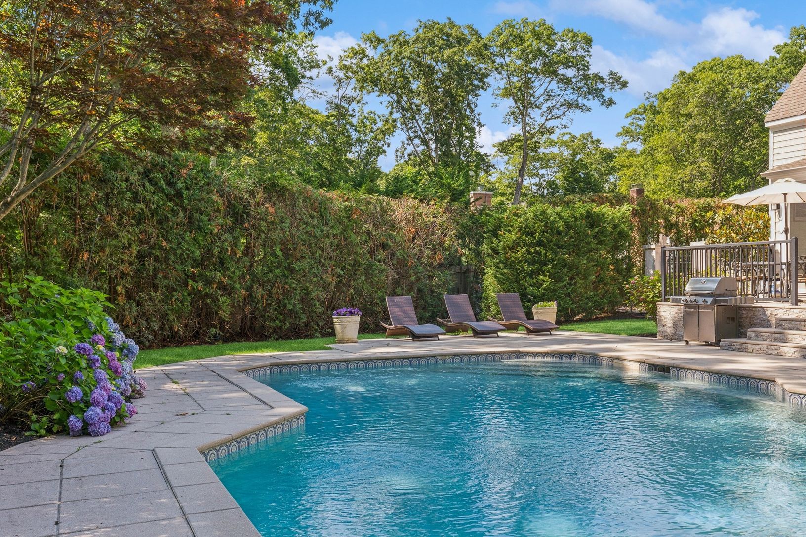  Pool and gardens, Lounge area