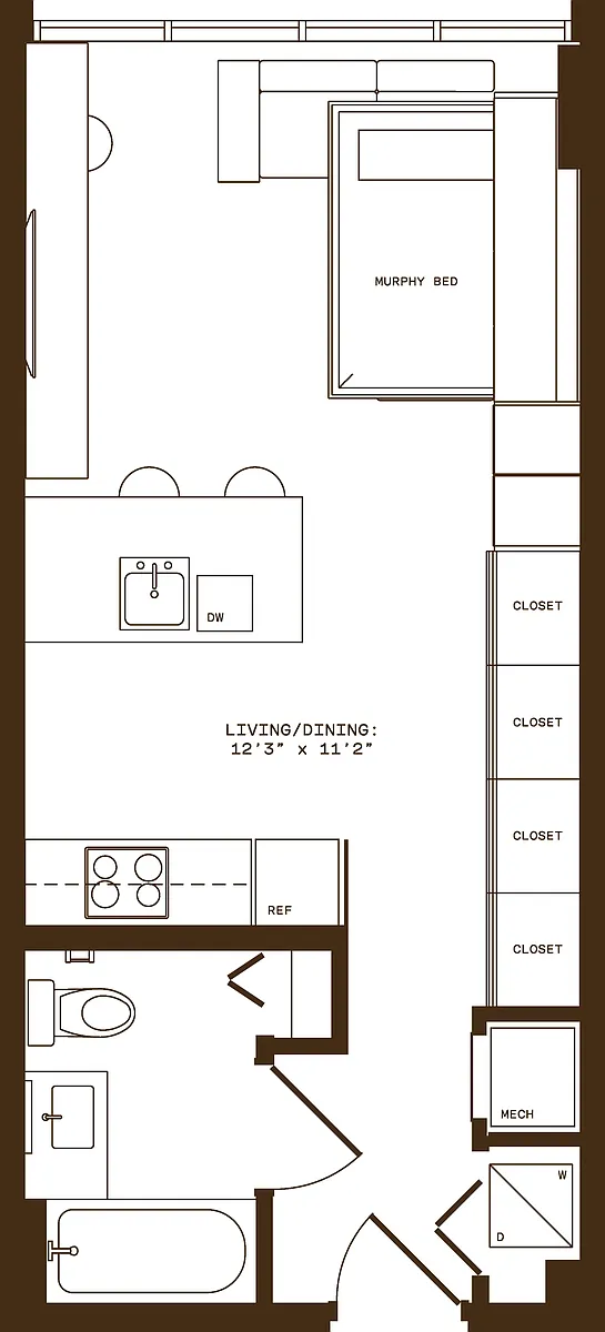 Floor plan ST4 Furnished