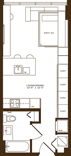 Floor plan ST4 Furnished