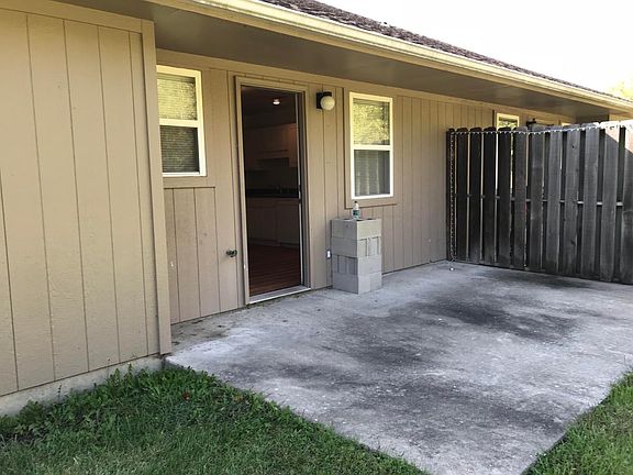 Private patio for grilling.