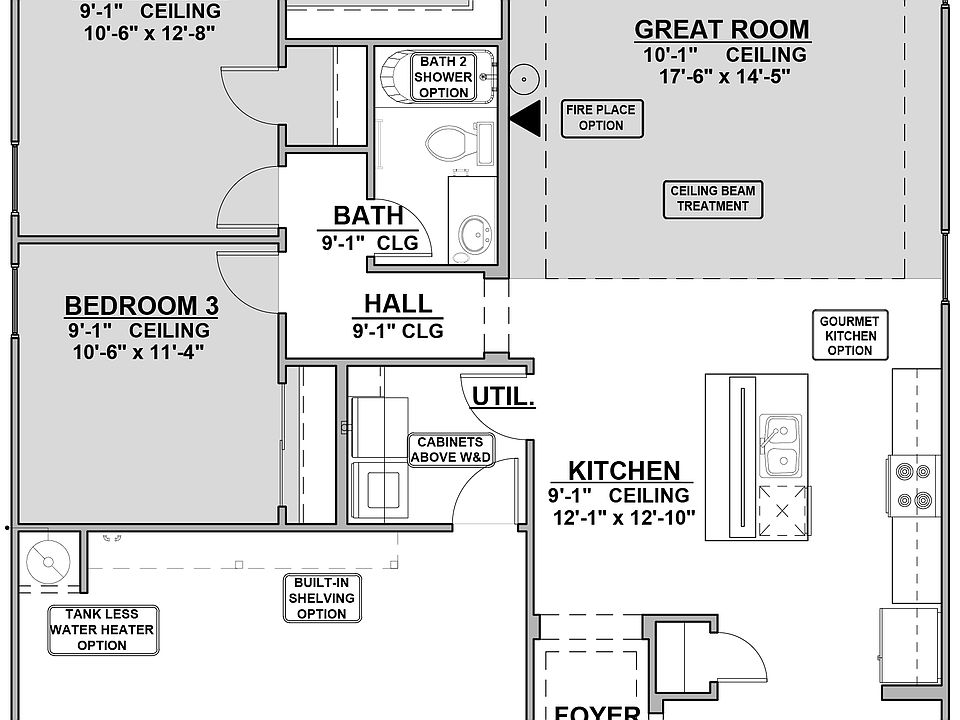 Hannah Heights 1630 Layout