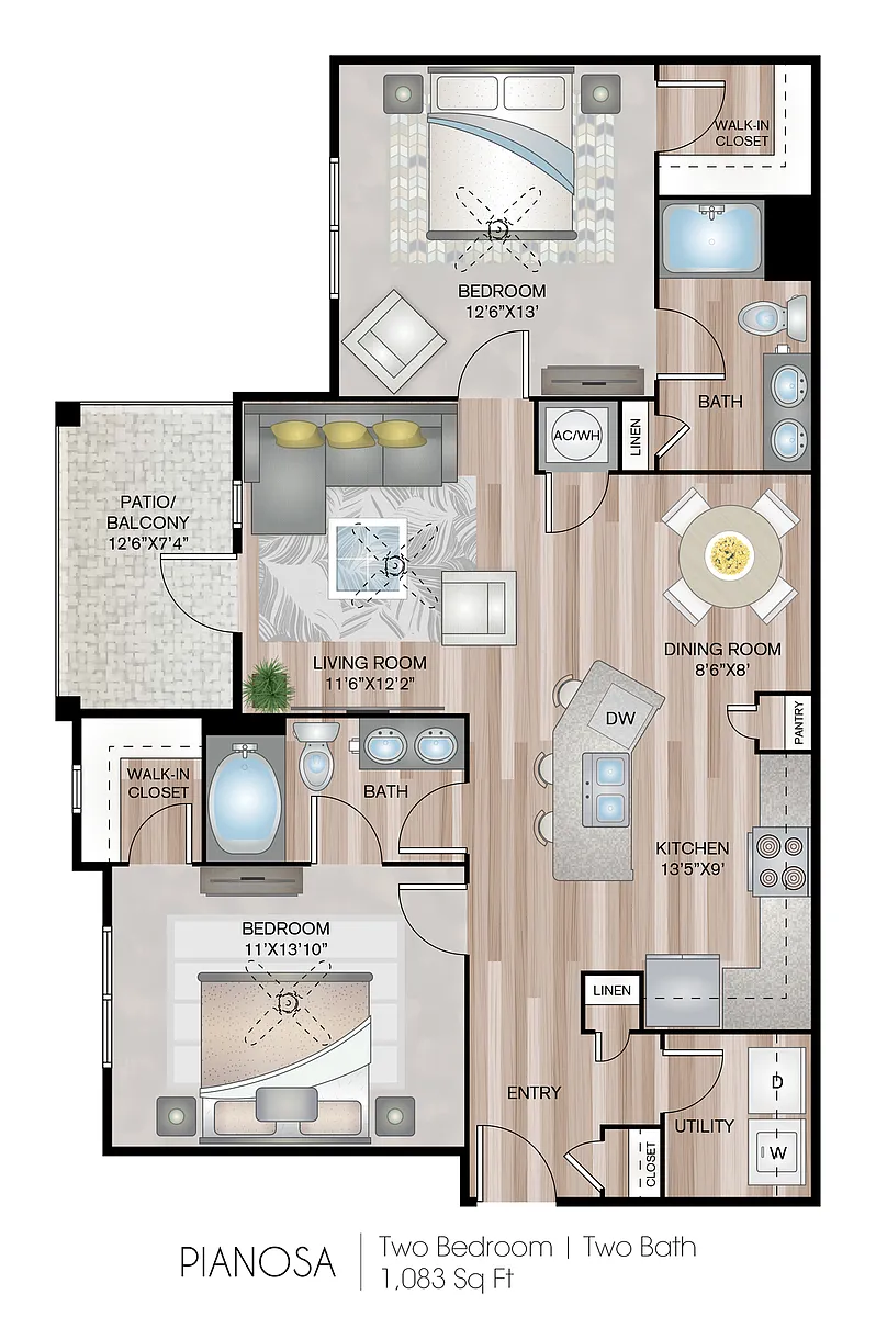 Floor plan Pianosa