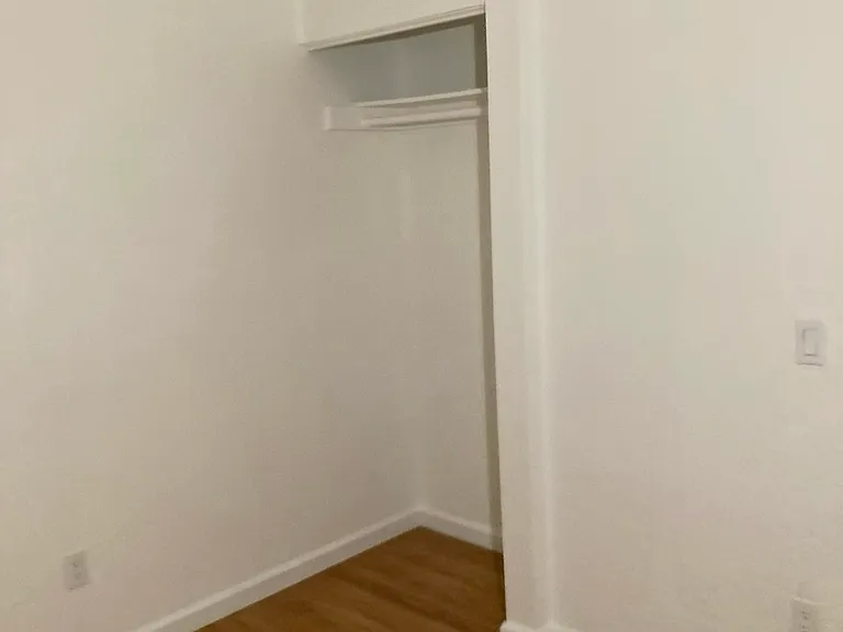 small closet in second room. great for an office space.