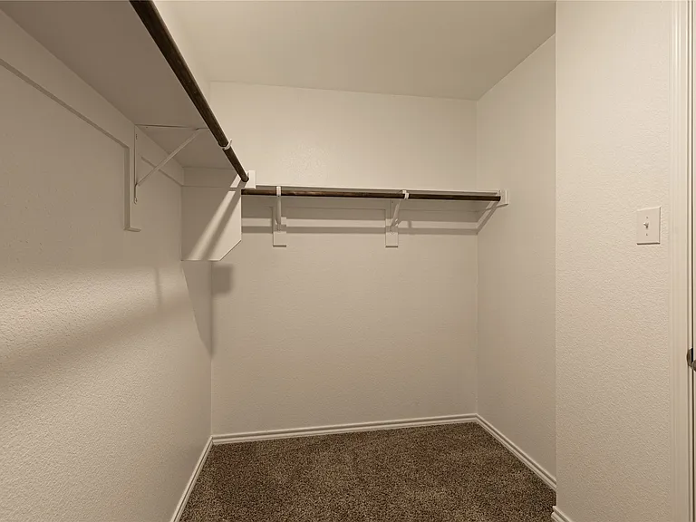 Nice sized walk in closet with the ensuite primary bedroom