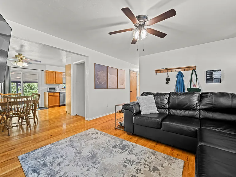 Living room, TV and dining room