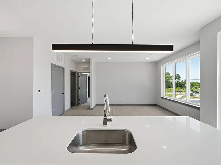 A1 Kitchen and Living Room Area