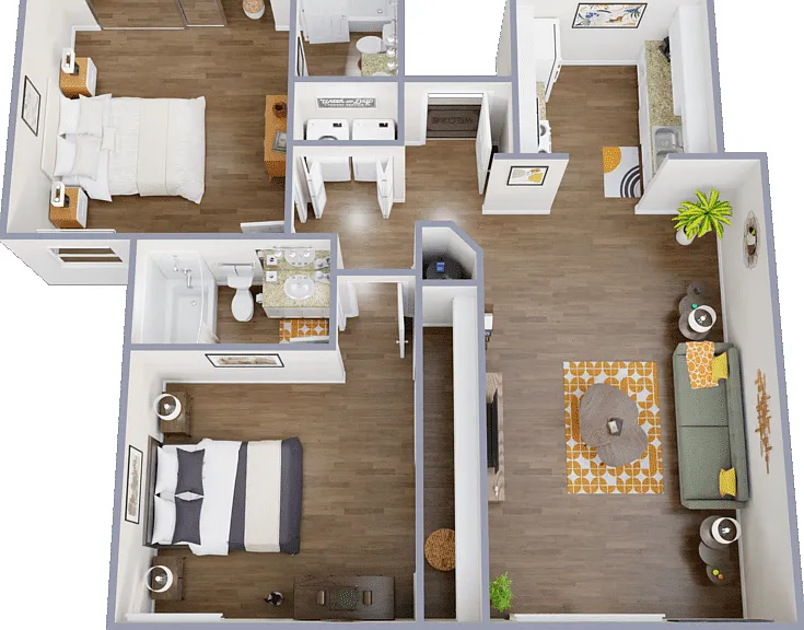 Santa Fe Floorplan Diagram