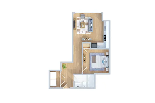 Floor plan 406