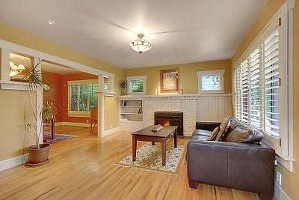 This room is now painted a light gray