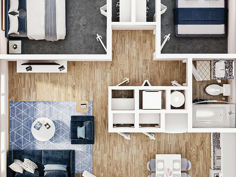 2BR/1BA - B2 2BR/1BA - B2