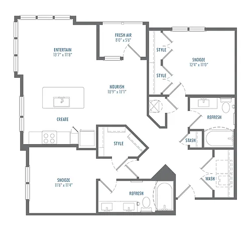 Floor plan B4