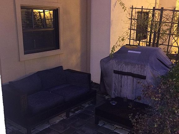 Patio furniture and BBQ included