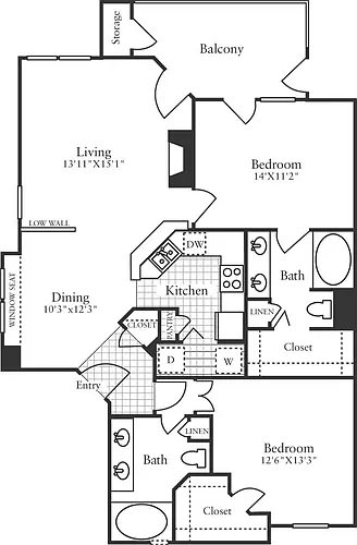 Floor plan B2