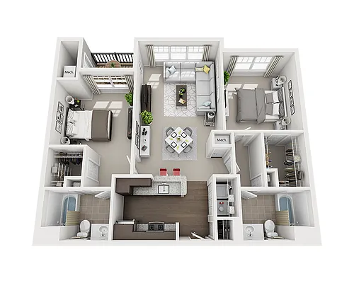 Floor plan Buxton (B2A)