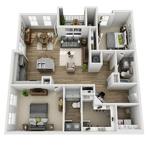Floor plan The Willow