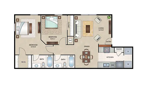 Floor plan Willow