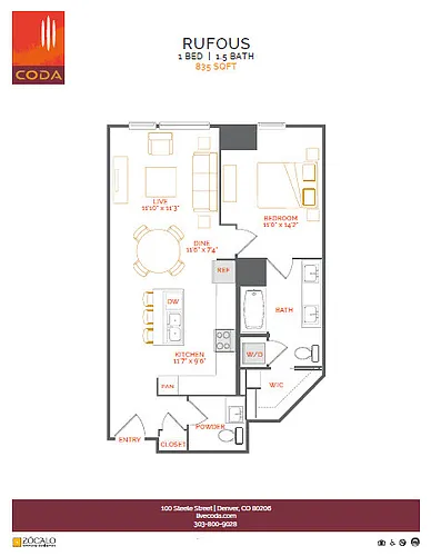 Floor plan Rufous