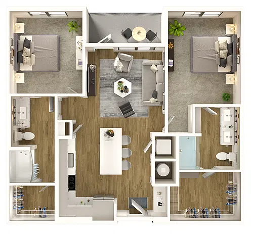 Floor plan B3