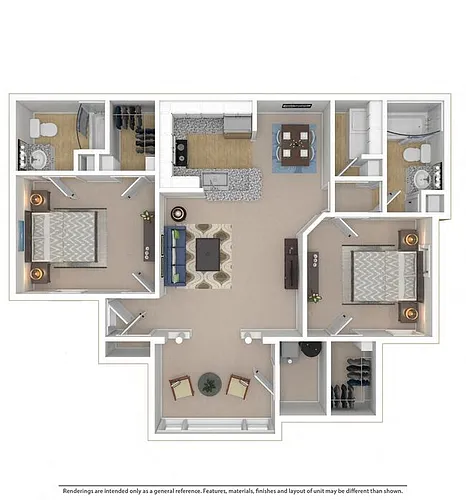 Floor plan Garrison with Sunroom - B2B
