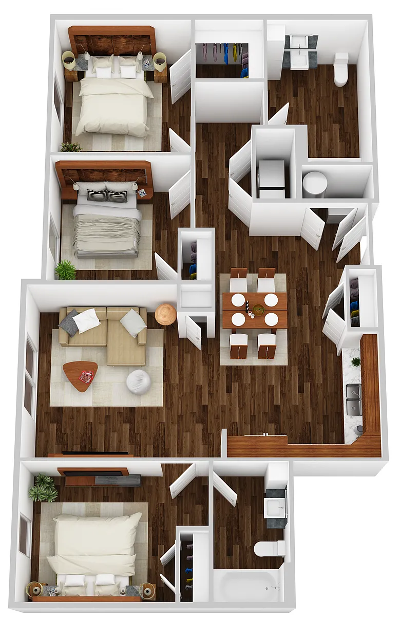 Floor plan 3 Bedroom
