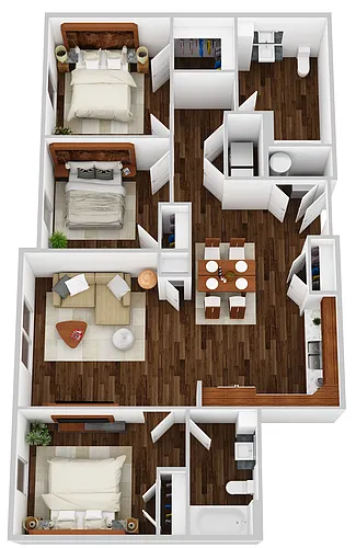 Floor plan 3 Bedroom