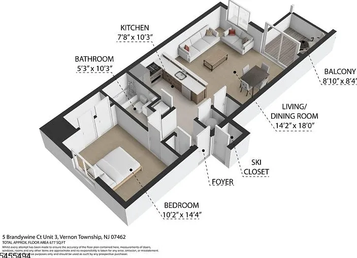 1 bed, $1,800 — Photo 1